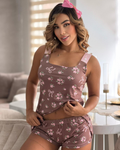 Pijama Cocoa Bow 🤎🌸