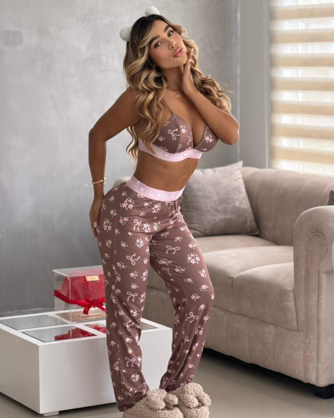 Pijama Cocoa Fleur 🤎